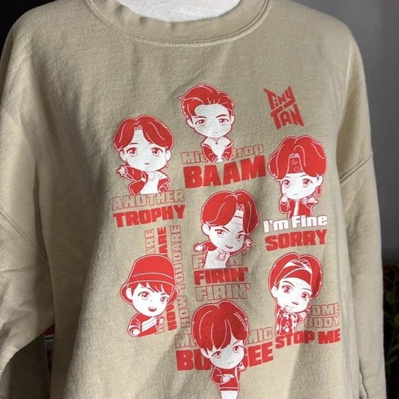 Tiny Tan Sweatshirt Crew - Picture 2 of 5